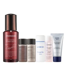 마몽드 에이지 컨트롤 파워 세럼 40ml + 아모레퍼시픽 기초케어 5종, 1세트