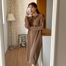 엔비룩 카라보니아 니트 원피스