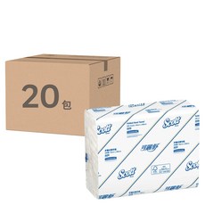 Scott 可麗舒 擦手紙經濟包, 200抽, 20包
