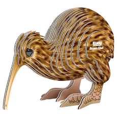 EuGy 3D立體紙拼圖布朗奇異鳥，6歲以上適用，紙/塑膠（PP）, 奇異鳥 091-STA-09, 1個