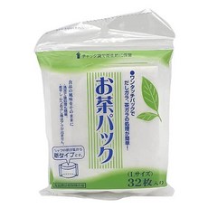 無品牌 茶包袋 L(12 x 9.5cm) 32個入, 一次性使用茶濾袋, 食品級材質, 拉鍊袋衛生保存, 1包