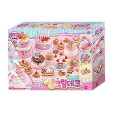 원앤원 데코픽 생크림데코 케이크 쿠키 만들기 세트, 혼합색상, 1개
