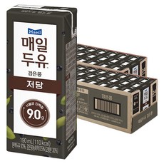 매일두유 검은콩, 190ml, 48개
