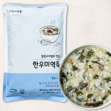 서울마님죽 한우 미역죽 (냉장), 500g, 1개 - 한우소고기죽