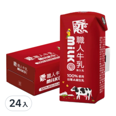 戀 牛乳 原味保久乳 200毫升 x 24入, 100% 使用台灣A級生乳, 200ml