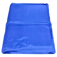 寵物涼感凝膠墊，藍色加厚墊 (海綿+凝膠) S(40*30cm)，2入1組，貓咪/狗狗適用, S(40 x 30cm), 藍色, 1組
