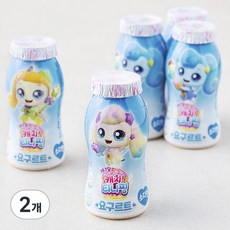 빙그레 캐치티니핑 요구르트 소다향, 80ml, 5개입, 2개 400ml, 2개
