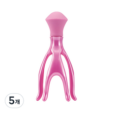 VESS 헤드스파 모미모레 마우스 펌핑 마사지기 MM-1200P, 5개, 혼합 색상