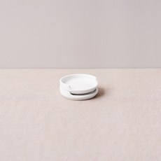 보울보울 국산 노르딕볼볼 수저받침, 밀크화이트, 2개