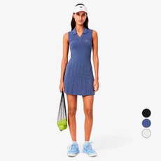 LACOSTE 女款網球無袖百褶裙