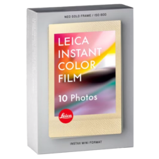 Leica 徠卡 SOFORT 2 拍立得相機底片, 金色邊框 每包10張, 1盒