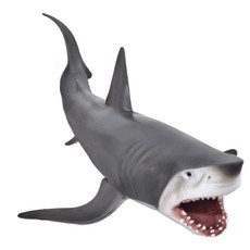 COLLECTA 海洋動物系列 大白鯊動物模型玩具, 1個