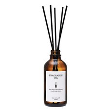 fragrance 法式精油茶色擴香瓶100ml#檀香烏木, 居家室內香氛擴香, 1入