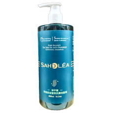 SAHOLEA 森歐黎漾 淨平衡茶樹控油雙效抗屑洗髮精, 480ml, 1瓶
