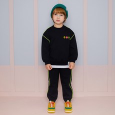 월튼키즈 아동용 스마일라인 상하 바지세트