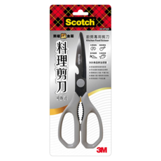 3M Scotch 黑曜鈦金屬料理專用剪刀 可拆式, 鈦金屬塗層, 方便水洗, 細密鋸齒, KS-DT300, 1支