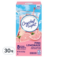 크리스탈라이트 핑크 레몬 에이드분말, 13.7g, 6개입, 5개