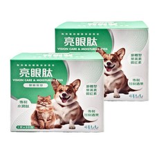 可蒂毛毛 亮眼肽 狗貓眼睛保護專家 30包x2盒組-維護眼睛健康, 30包, 2盒