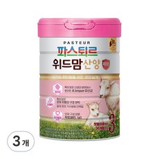 파스퇴르 위드맘 산양 제왕 분유 3단계, 750g, 3개 750g × 3개 섬네일