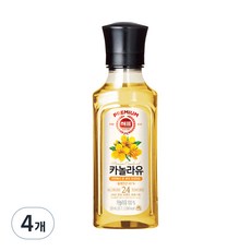 해표 카놀라유, 250ml, 4개