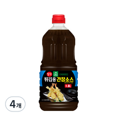 이엔 일식 튀김용 간장 소스, 1.8L, 4개