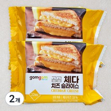 곰곰 체다치즈 슬라이스, 396g, 2개