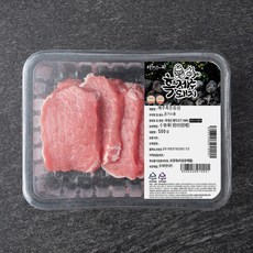 파머스팩 제주 흑돼지 등심 돈가스용 (냉장), 500g, 1개