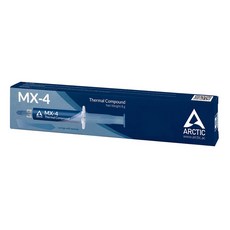 Arctic MX-4 導熱膏 附抹刀 4g, 高效散熱, CPU/GPU適用, 電腦組裝必備, 灰色, 1支