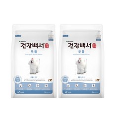 뉴트리나 건강백서 푸들 강아지사료, 2kg, 2개