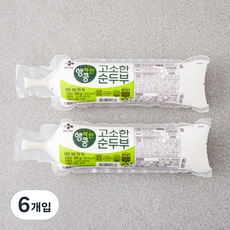 행복한콩 고소한 순두부, 350g, 6개입