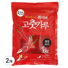 복이네먹거리 청양 고춧가루 김치용, 2개, 1kg