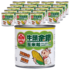 牛頭牌 金鑽玉米粒 340公克 顆粒飽滿 脆甜多汁, 340g, 20罐