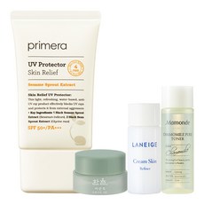 프리메라 스킨 릴리프 UV 프로텍터 SPF50+ PA+++ 50ml + 아모레퍼시픽 3종 사은품, 1세트