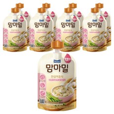 Mammameal 孩童副食品粥 12個月以上適用, 蘆筍雞胸肉口味, 100g, 9包