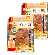 PARMIR 帕米爾 雞肉牛奶潔牙棒棒糖 12入, 低脂低鹽, 添加Oligo寡糖, 100%新鮮原肉, 雞肉牛奶, 4個月以上, 2包