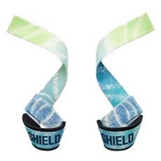 Shield New Power Lifting健身綁帶 左右穿戴組, 1雙, Ocean blue