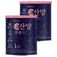 아이배냇 컨피던트 순산양 분유 1단계, 400g, 2개