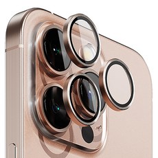 빅쏘 빛번짐 방지 부착가이드 아이폰 후면 카메라 렌즈 링 강화유리 휴대폰 보호필름 데저트