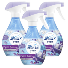 페브리즈 강력 섬유탈취제 라벤더 앤 유칼립투스향 본품, 370ml, 3개