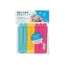inomata 6210密封封口夾 7入, 輕巧方便 萬用封口夾, 單色
