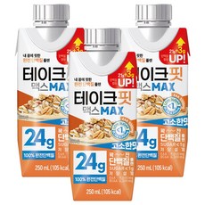 테이크핏 맥스 고소한맛 드링크믹스, 250ml, 3개