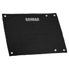 BARHAR 防磨墊布, 100%棉, 尺寸69x83cm, 黑色, 1個