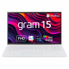 LG전자 2023 그램 15 코어i5 인텔 13세대, 스노우 화이트, 256GB, 8GB, WIN11 Pro, 15ZB90R-GP50ML