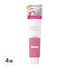 AliSHA 妍樂羋 光溜溜淨除霜, VIO使用可能 快速5分鐘 臭味降低, 100ml, 4條