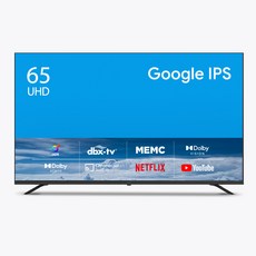 더함 4K UHD LED IPS 구글 OS SMART HOME60 24K1 TV, 165cm(65인치), NA652UHD, 벽걸이형, 방문설치