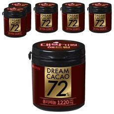 롯데웰푸드 드림카카오 72%, 86g, 6개