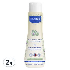 무스텔라 유아용 젠틀 샴푸, 200ml, 2개