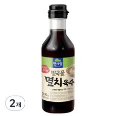 면사랑 프리미엄 멸치육수, 500ml, 2개