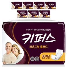 키퍼스 남녀공용 와이드 매직벨트 성인기저귀 대형, 10개입, 8개