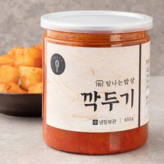탐나는밥상 깍두기, 650g, 1개